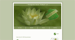 Desktop Screenshot of kleingartenverein-fruehauf.de